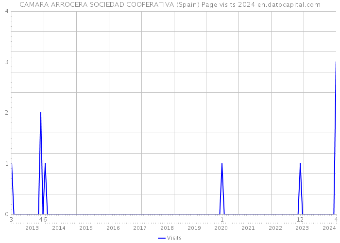 CAMARA ARROCERA SOCIEDAD COOPERATIVA (Spain) Page visits 2024 