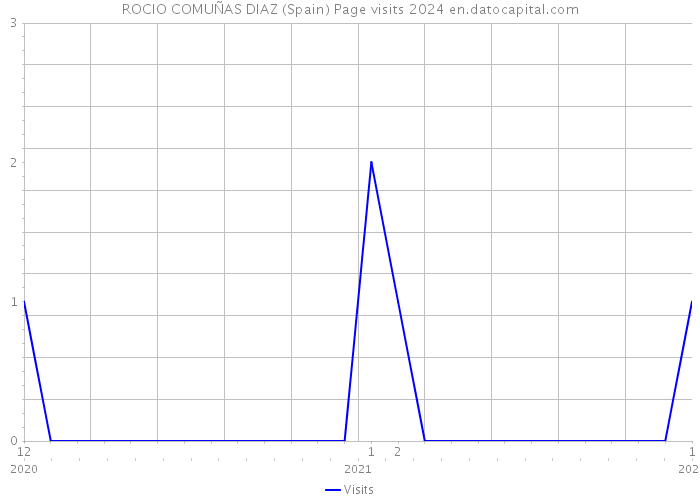 ROCIO COMUÑAS DIAZ (Spain) Page visits 2024 