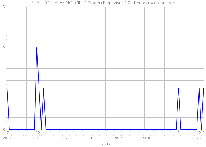 PILAR GONZALEZ MORCILLO (Spain) Page visits 2024 