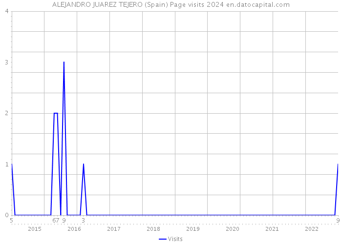 ALEJANDRO JUAREZ TEJERO (Spain) Page visits 2024 
