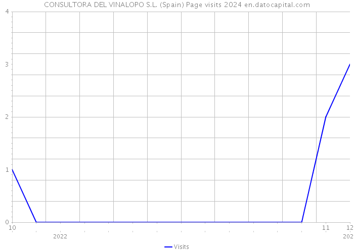 CONSULTORA DEL VINALOPO S.L. (Spain) Page visits 2024 