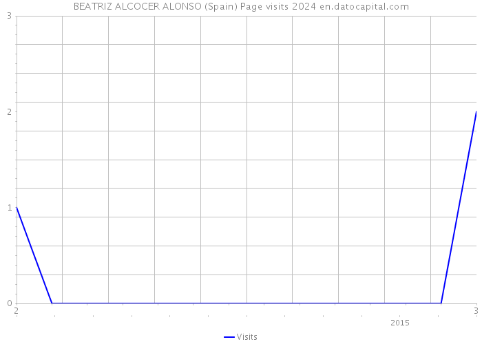 BEATRIZ ALCOCER ALONSO (Spain) Page visits 2024 