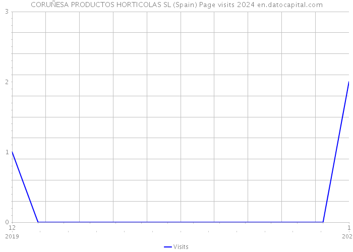 CORUÑESA PRODUCTOS HORTICOLAS SL (Spain) Page visits 2024 