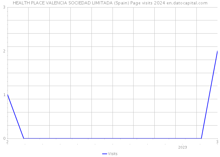 HEALTH PLACE VALENCIA SOCIEDAD LIMITADA (Spain) Page visits 2024 