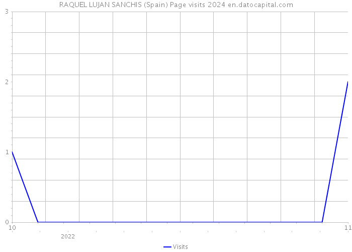 RAQUEL LUJAN SANCHIS (Spain) Page visits 2024 