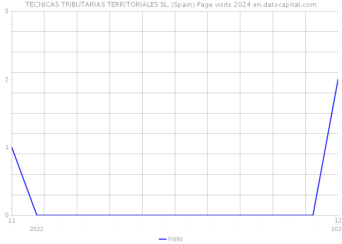 TECNICAS TRIBUTARIAS TERRITORIALES SL. (Spain) Page visits 2024 