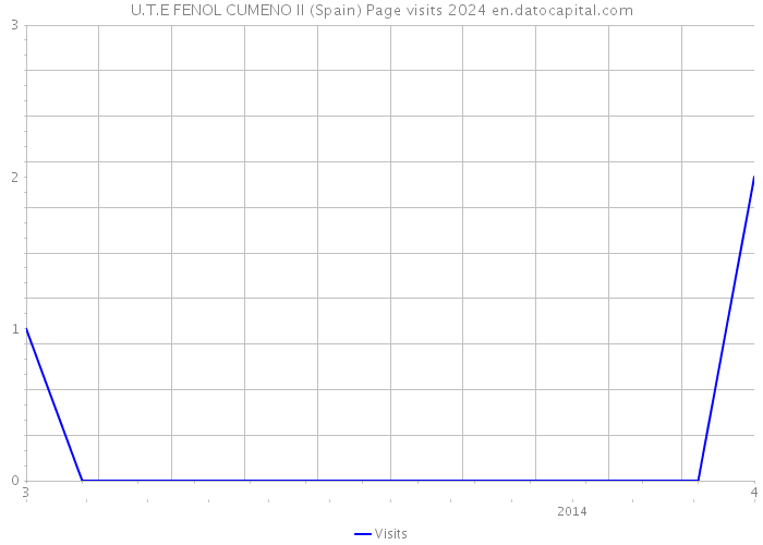 U.T.E FENOL CUMENO II (Spain) Page visits 2024 