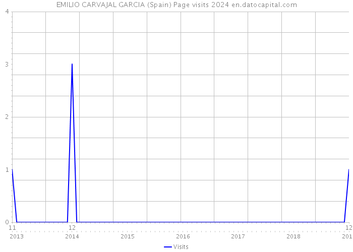 EMILIO CARVAJAL GARCIA (Spain) Page visits 2024 