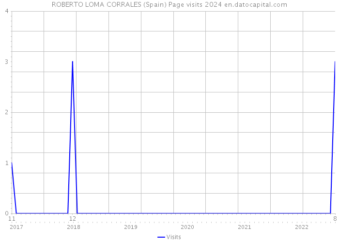 ROBERTO LOMA CORRALES (Spain) Page visits 2024 