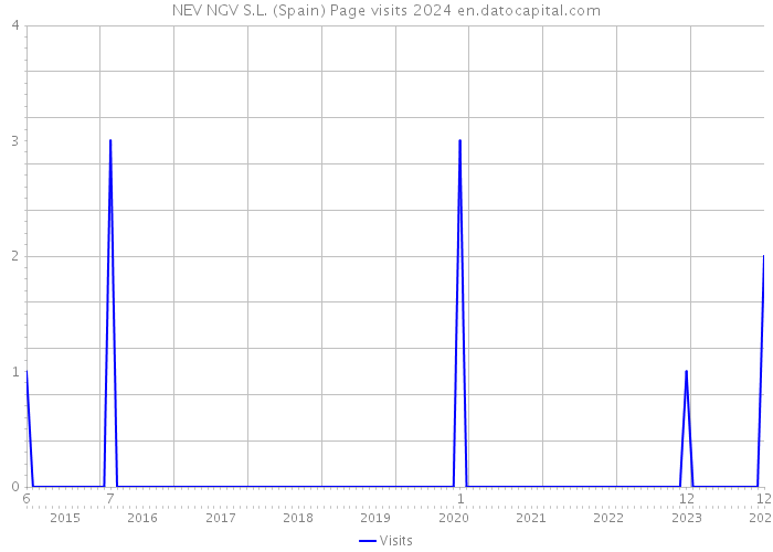 NEV NGV S.L. (Spain) Page visits 2024 