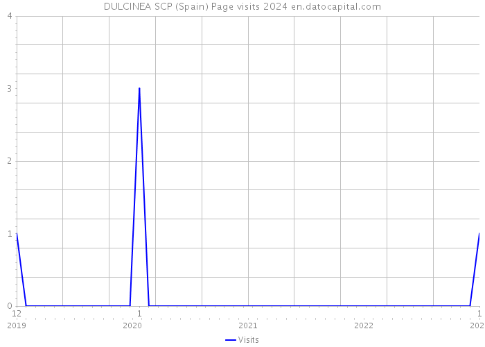 DULCINEA SCP (Spain) Page visits 2024 