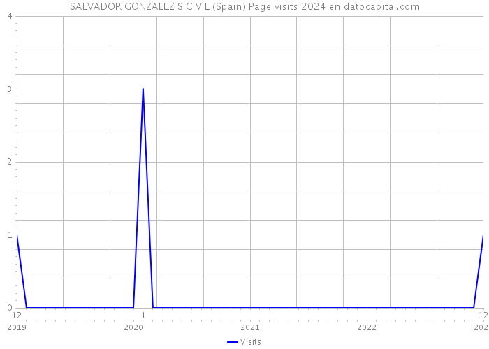 SALVADOR GONZALEZ S CIVIL (Spain) Page visits 2024 