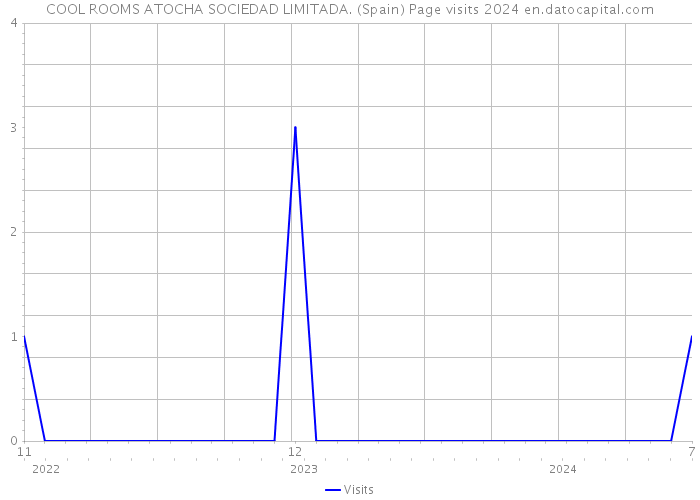 COOL ROOMS ATOCHA SOCIEDAD LIMITADA. (Spain) Page visits 2024 