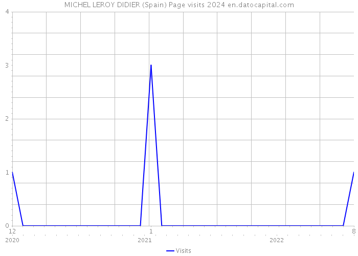 MICHEL LEROY DIDIER (Spain) Page visits 2024 
