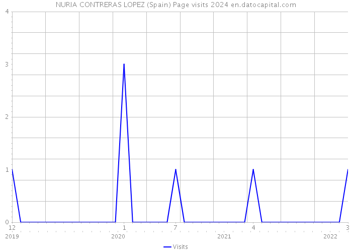 NURIA CONTRERAS LOPEZ (Spain) Page visits 2024 