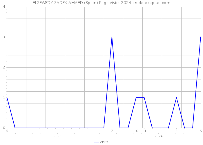 ELSEWEDY SADEK AHMED (Spain) Page visits 2024 
