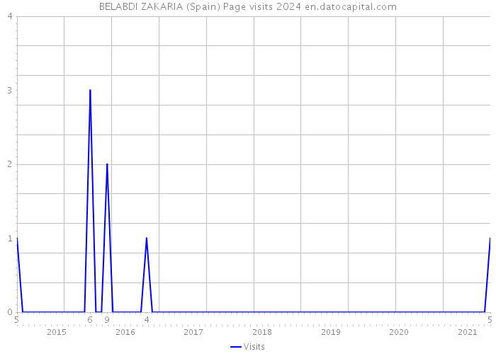 BELABDI ZAKARIA (Spain) Page visits 2024 
