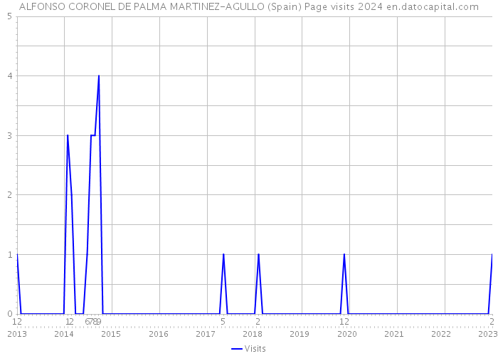 ALFONSO CORONEL DE PALMA MARTINEZ-AGULLO (Spain) Page visits 2024 