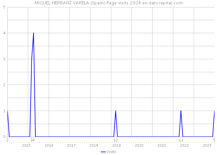 MIGUEL HERRANZ VARELA (Spain) Page visits 2024 