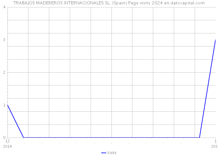 TRABAJOS MADEREROS INTERNACIONALES SL. (Spain) Page visits 2024 
