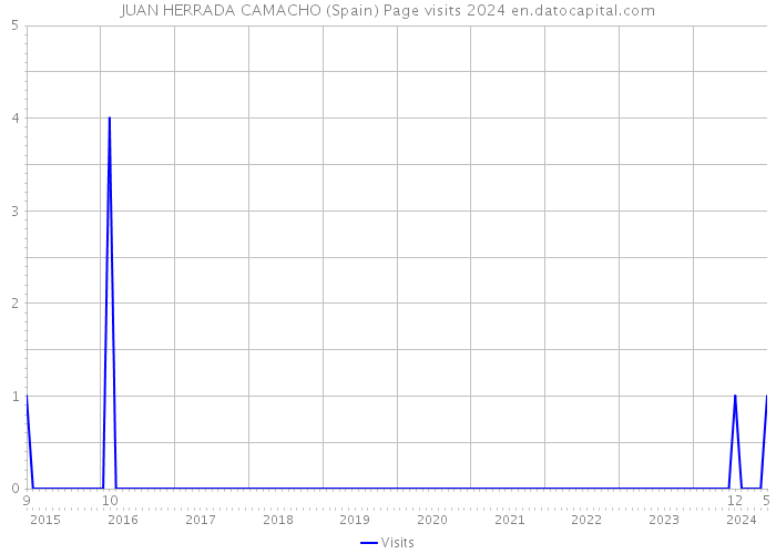 JUAN HERRADA CAMACHO (Spain) Page visits 2024 