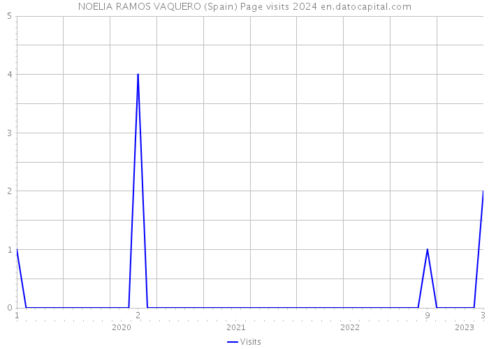 NOELIA RAMOS VAQUERO (Spain) Page visits 2024 