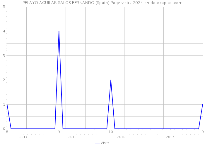 PELAYO AGUILAR SALOS FERNANDO (Spain) Page visits 2024 