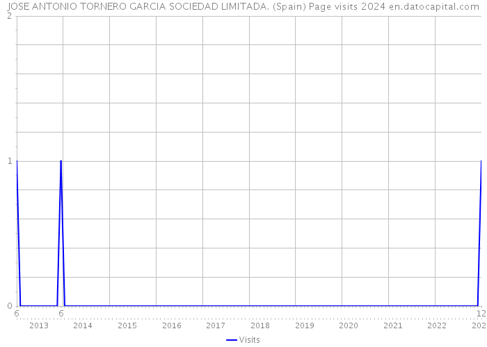 JOSE ANTONIO TORNERO GARCIA SOCIEDAD LIMITADA. (Spain) Page visits 2024 