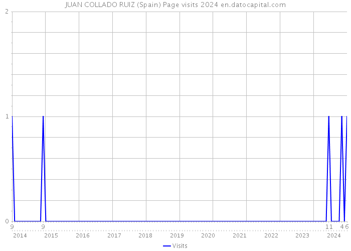 JUAN COLLADO RUIZ (Spain) Page visits 2024 