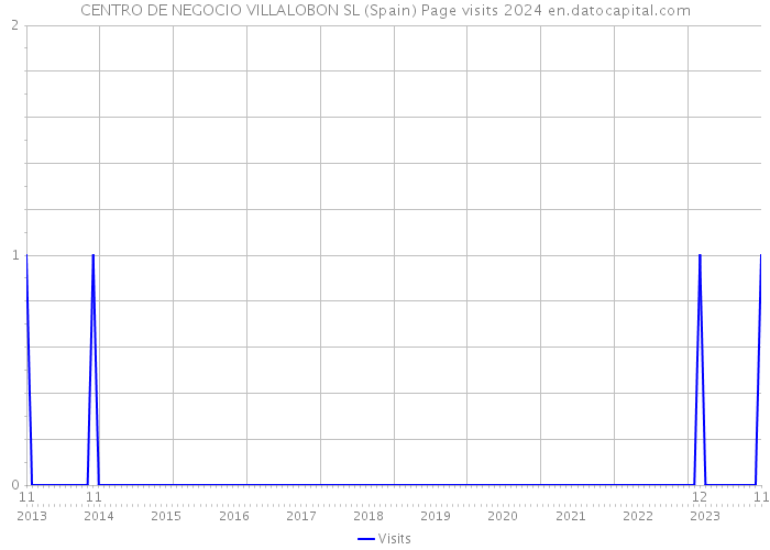 CENTRO DE NEGOCIO VILLALOBON SL (Spain) Page visits 2024 