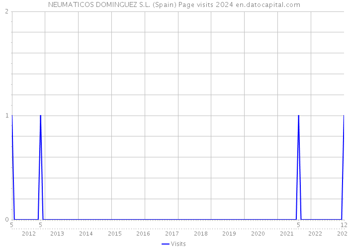 NEUMATICOS DOMINGUEZ S.L. (Spain) Page visits 2024 