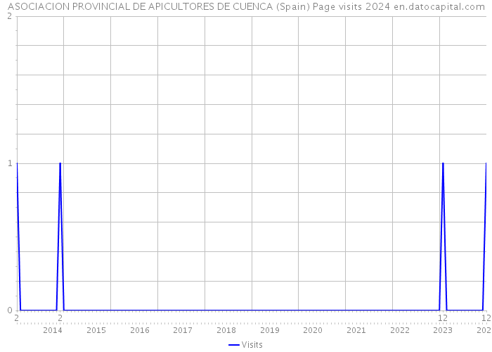 ASOCIACION PROVINCIAL DE APICULTORES DE CUENCA (Spain) Page visits 2024 