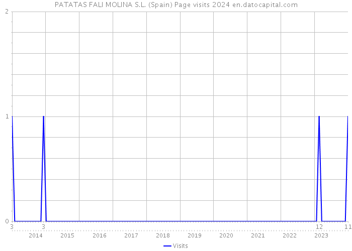 PATATAS FALI MOLINA S.L. (Spain) Page visits 2024 