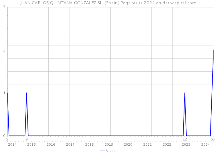JUAN CARLOS QUINTANA GONZALEZ SL. (Spain) Page visits 2024 