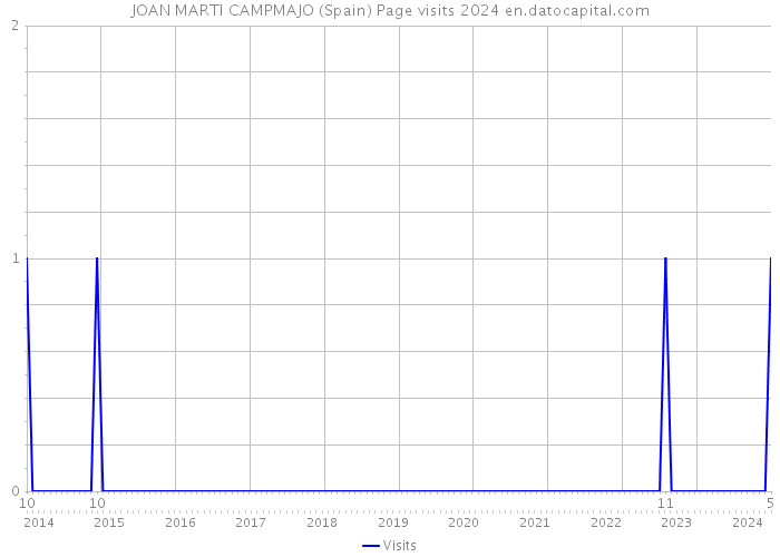 JOAN MARTI CAMPMAJO (Spain) Page visits 2024 