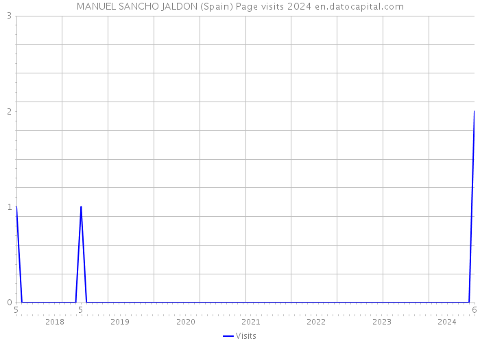 MANUEL SANCHO JALDON (Spain) Page visits 2024 