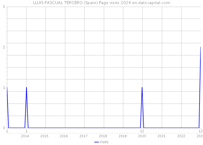 LLUIS PASCUAL TERCERO (Spain) Page visits 2024 