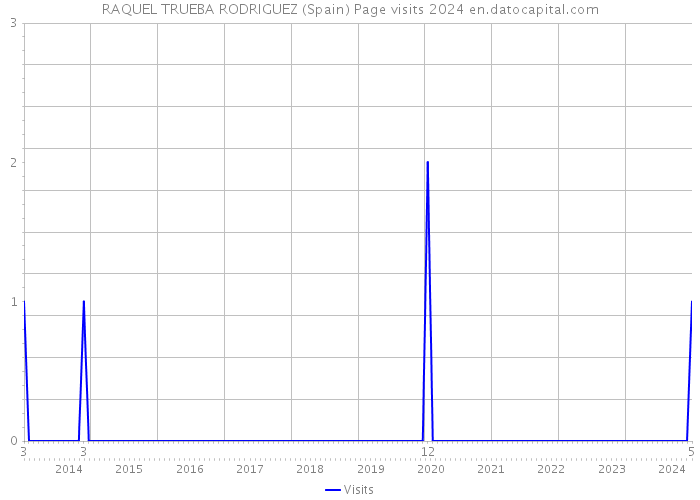 RAQUEL TRUEBA RODRIGUEZ (Spain) Page visits 2024 