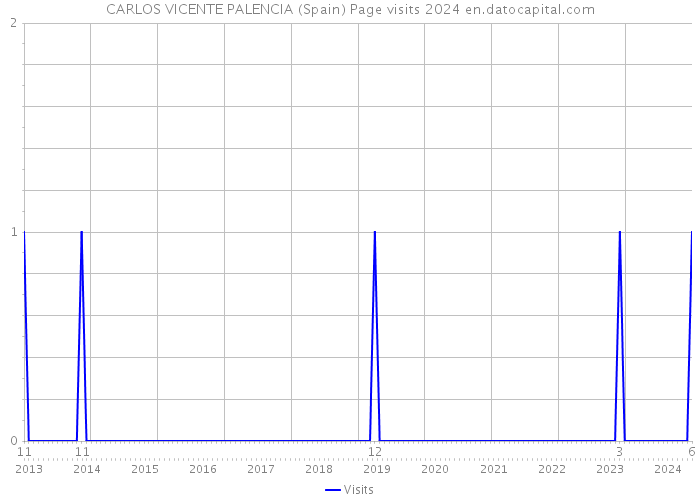 CARLOS VICENTE PALENCIA (Spain) Page visits 2024 