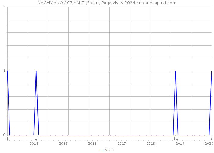 NACHMANOVICZ AMIT (Spain) Page visits 2024 