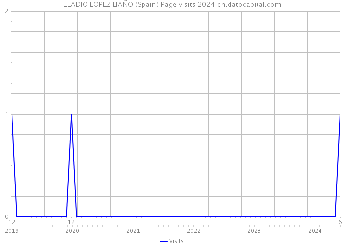 ELADIO LOPEZ LIAÑO (Spain) Page visits 2024 