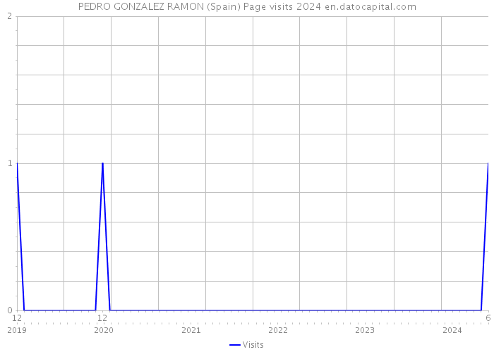PEDRO GONZALEZ RAMON (Spain) Page visits 2024 
