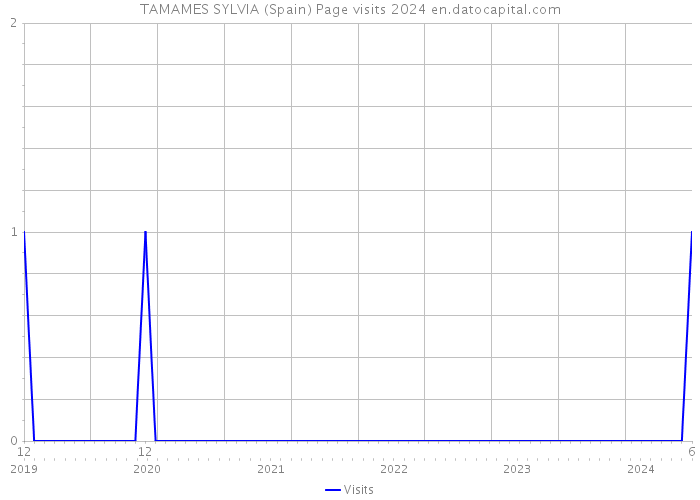 TAMAMES SYLVIA (Spain) Page visits 2024 