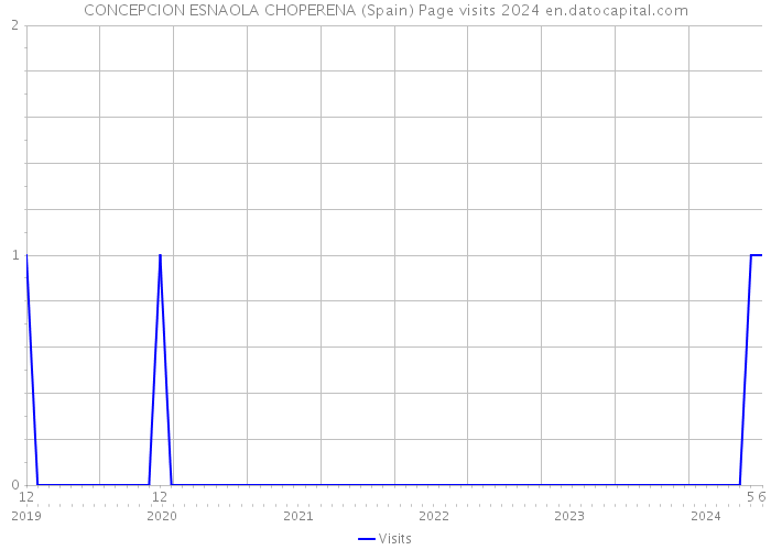 CONCEPCION ESNAOLA CHOPERENA (Spain) Page visits 2024 