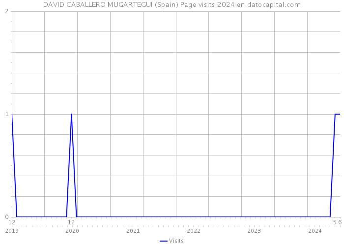 DAVID CABALLERO MUGARTEGUI (Spain) Page visits 2024 