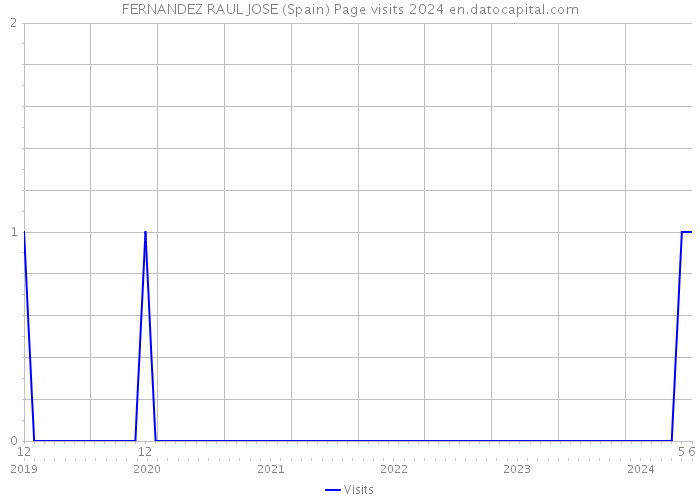 FERNANDEZ RAUL JOSE (Spain) Page visits 2024 