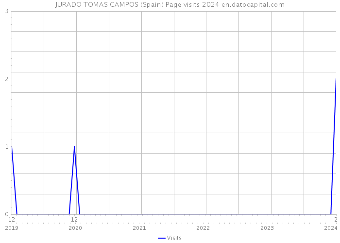 JURADO TOMAS CAMPOS (Spain) Page visits 2024 