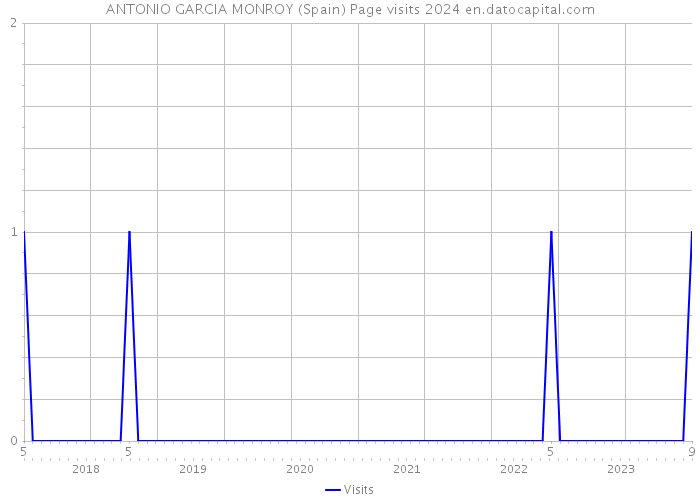 ANTONIO GARCIA MONROY (Spain) Page visits 2024 