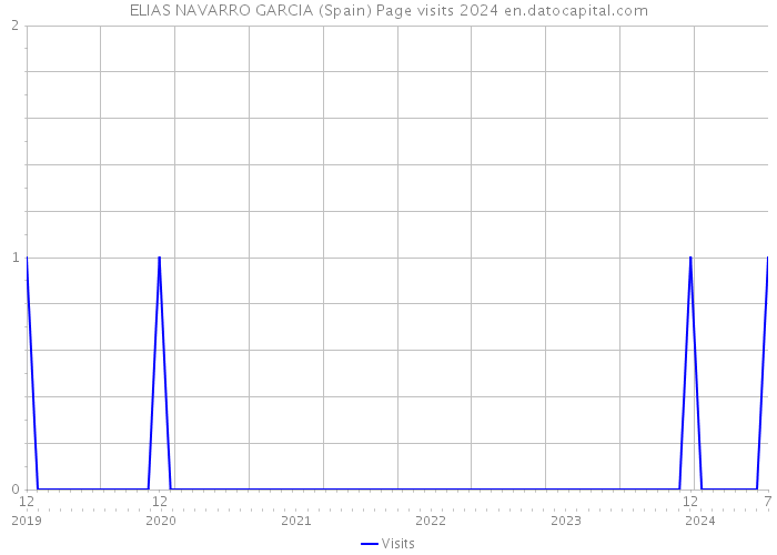 ELIAS NAVARRO GARCIA (Spain) Page visits 2024 