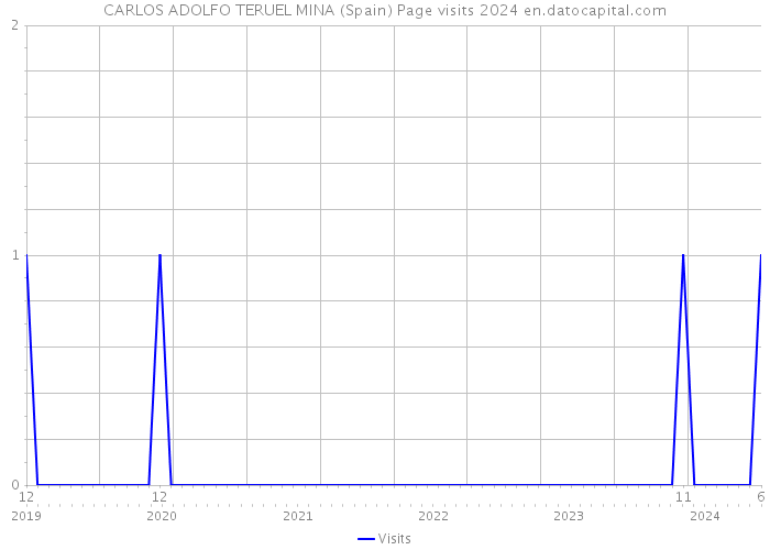 CARLOS ADOLFO TERUEL MINA (Spain) Page visits 2024 